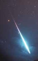 Et lysklart stjerneskud fra Leoniderne 2001. (Foto: Arne Danielsen)
